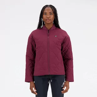 Kurtka damska New Balance WJ33504NBY  bordowa - Kurtki damskie - miniaturka - grafika 1