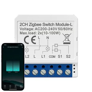 Inteligentny przełącznik dopuszkowy ZigBee Avatto LZWSM16-W2 Bez Neutralnego TUYA - Systemy inteligentnych domów Inteligentny przełącznik dopuszkowy ZigBee Avatto LZWSM16-W2 Bez Neutralnego TUYA - Systemy inteligentnych domów - miniaturka - grafika 1