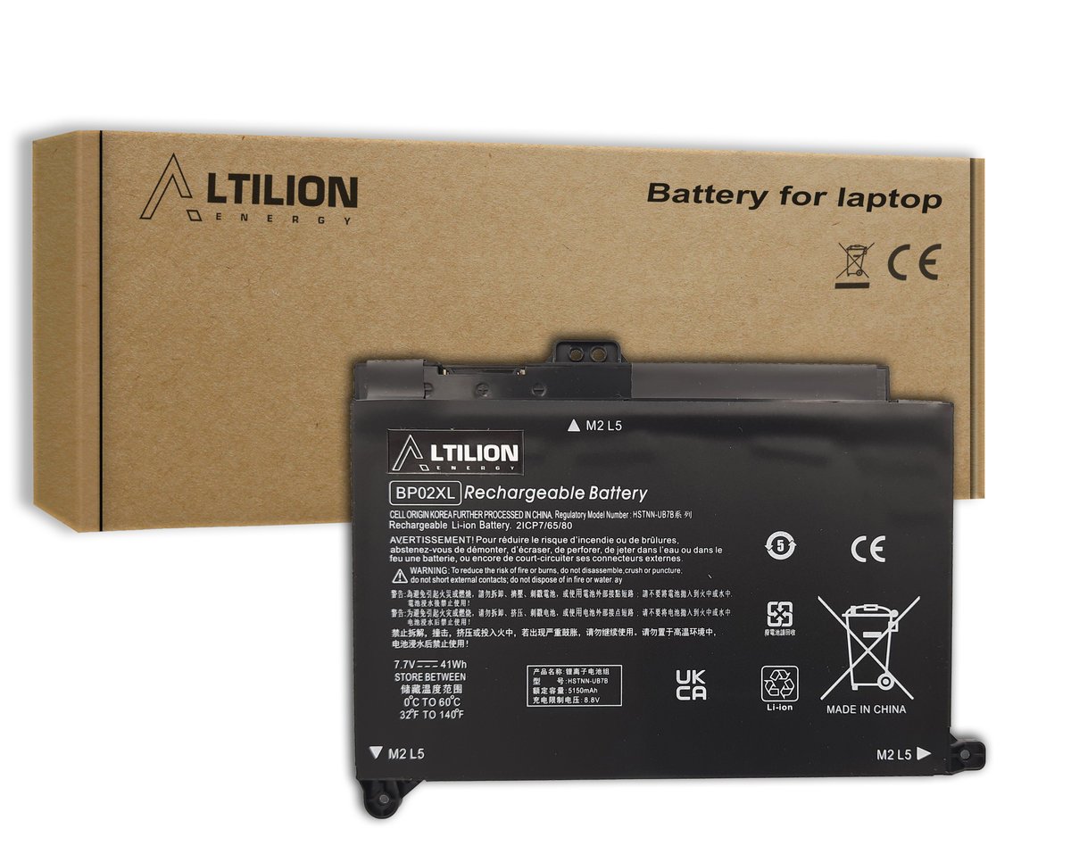 Bateria BP02XL HSTNN-UB7B do HP Pavilion 15-AU / 15-AW Series