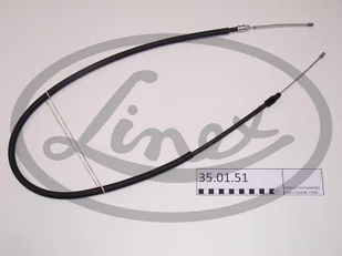 LINEX LINKA HAMULCA 35.01.51 RENAULT 19 1564/1261 LEWA/PRAWA - Linki hamulca postojowego - miniaturka - grafika 1