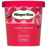 Lody i desery lodowe - Haagen-Dazs - Lody Macaron truskawka - miniaturka - grafika 1
