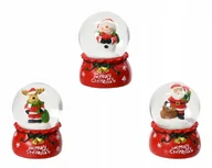 Ozdoby bożonarodzeniowe - Kula śnieżna renifer figurka stojąca świąteczna 5x6 cm 1szt - miniaturka - grafika 1