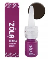 Akcesoria i kosmetyki do stylizacji brwi - Project Lashes, Henna Pudrowa Do Brwi Zola, 07 Ebony Brown, 5g - miniaturka - grafika 1