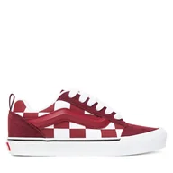 Buty dla dziewczynek - Tenisówki Vans Knu Skool VN000D2TBRD1 Bordowy - miniaturka - grafika 1