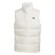 Kurtki damskie - adidas Damska kurtka (Down) Helionic Down Vest, biała, HG6278, 2XL - miniaturka - grafika 1