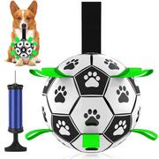 Piłka nożna - Piłka futbolowa dla psa z uchwytami Ronald - miniaturka - grafika 1