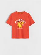 Koszulki dla chłopców - Reserved - T-shirt Pokémon - czerwony - miniaturka - grafika 1