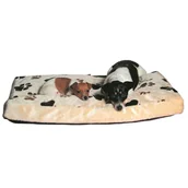 Legowiska dla psów - Trixie Legowisko Beżowe z odciskami łap 2 - 70 x 45cm - miniaturka - grafika 1