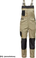 Odzież robocza - CERVA CREMORNE ogrodniczki - męskie ogrodniczki robocze, wytrzymała tkanina bawełnianiana, 60% bawełna, 40% poliester - jasnooliwkowy 60 - miniaturka - grafika 1