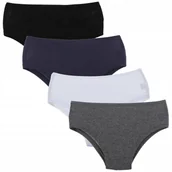 Majtki damskie - Majtki Młodzieżowe Figi Dziewczęce Hipster Bawełniane 4-pak 128/134 MORAJ - miniaturka - grafika 1