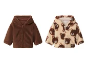 Bluzy i sweterki niemowlęce - Lupilu Bluza niemowlęca z polaru sherpa - miniaturka - grafika 1