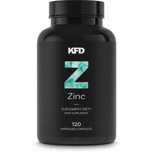 KFD Zinc - 120 kapsułek cynk organiczny wsparcie odporności - Witaminy i minerały - miniaturka - grafika 1