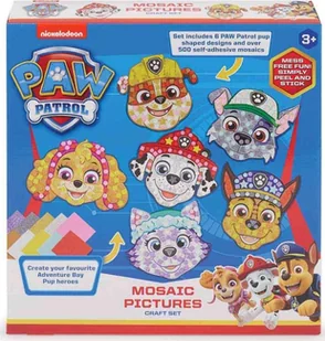 Paw Patrol PAW PATROL Pawfect Pup Mosaics - Zabawki kreatywne - miniaturka - grafika 1