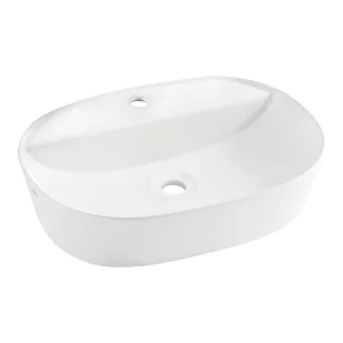 Umywalka ceramiczna nablatowa Halia 50 x 38 Invena - Umywalki - miniaturka - grafika 1