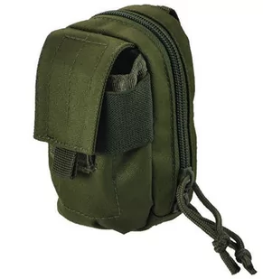 Mil-Tec Etui Wyściełane na Telefon MOLLE Olive - Olive - Etui na dokumenty i karty - miniaturka - grafika 1