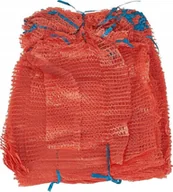 Folia, papier śniadaniowy, serwetki - Worek raszlowy z zaciągiem 50x80cm 30kg /Pomarańczowy 100/2000/6000 - miniaturka - grafika 1