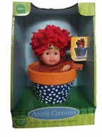 Lalki dla dziewczynek - Anne Geddes dzidziuś kwiatek w doniczce bobas laleczka baby Red Flower - miniaturka - grafika 1