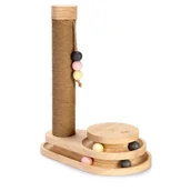 Drapaki dla kotów - Designed by Lotte Drapak Karlie DBL Inez z drewna - miniaturka - grafika 1