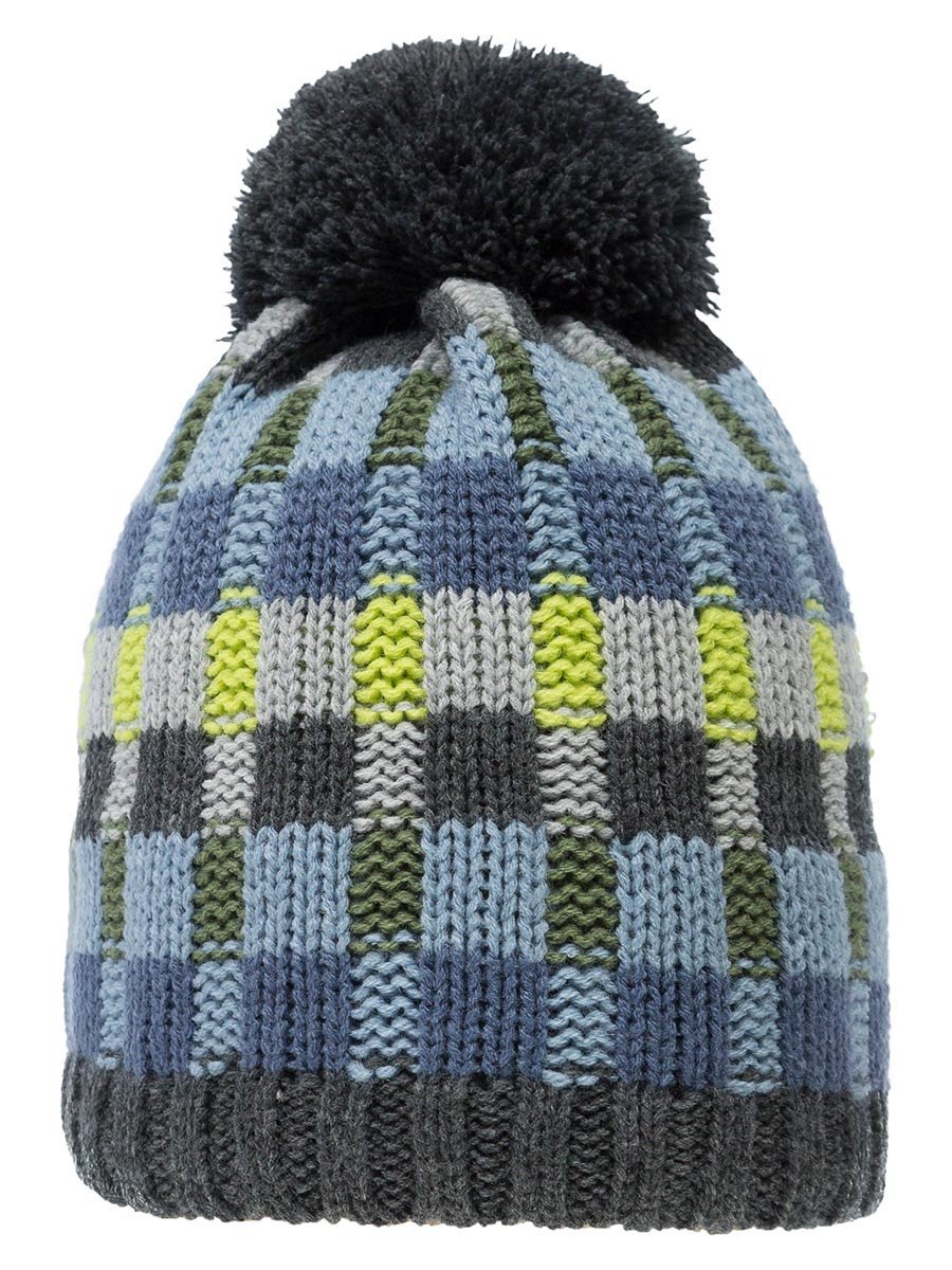 Chłopięca czapka zimowa z pomponem szara Döll r.51