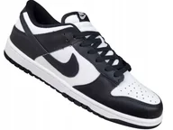 Buty sportowe męskie - Nike Dunk Low Retro Panda DD1391 100 Buty Męskie Skate Trampki Biało Czarne - miniaturka - grafika 1