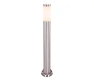 Lampy ogrodowe - Globo 31588 - Lampa zewnętrzna BOSTON 1xE27/23W/230V IP44 80 cm chrom błyszczący - miniaturka - grafika 1