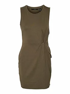 Vero Moda Vmkiana SL Dress JRS GA Sukienka damska, Ivy zielony, L - Sukienki - miniaturka - grafika 1