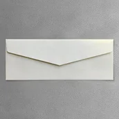 Koperty - KOPERTA Z014 ecru metalizowana ozdobna (110x290mm) - miniaturka - grafika 1