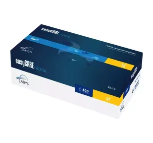 ARTYKUŁY AGD P Rękawice Nitrylowe M 100szt Niebieskie Bezpudrowe OFE000359 - Rękawiczki jednorazowe - miniaturka - grafika 1