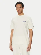 Koszulki męskie - Tommy Hilfiger T-Shirt Summer Photo MW0MW38643 Beżowy Regular Fit - miniaturka - grafika 1
