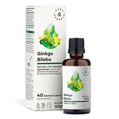 Układ nerwowy - Aura Herbals Aura Herbals Ginkgo Biloba ekstrakt Miłorząb Japoński 50:1 45mg płyn 50 ml 3739641 - miniaturka - grafika 1