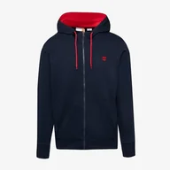Bluzy męskie - TIMBERLAND BLUZA ROZPINANA Z KAPTUREM TFO CHEST LOGO FULLZIP - Timberland - miniaturka - grafika 1