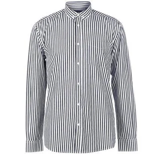 Pierre Cardin Bold granatowo-biała koszula w paski, Rozmiar S - Koszule męskie - miniaturka - grafika 1