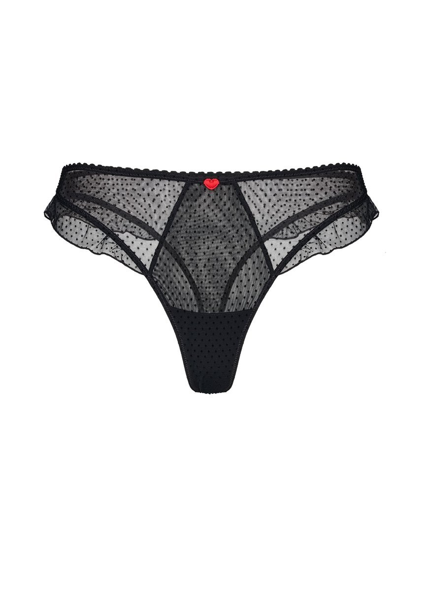 Majtki stringi Affection Bloovii czarny XL