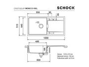 Zlewozmywaki - Schock MONO D-100L rouge - miniaturka - grafika 1