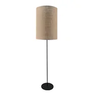 Lampy stojące - Lampa podłogowa z abażurem Lamego 2025 Shilo do gabinetu jutowy - miniaturka - grafika 1