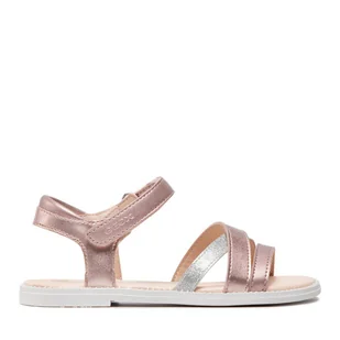 Sandały Geox J S.Karly G.D J5235D OHINF C8011 S Różowy - Buty dla dziewczynek - miniaturka - grafika 1