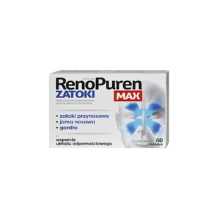 Aflofarm RenoPuren Zatoki 60 szt. - Przeziębienie i grypa - miniaturka - grafika 1
