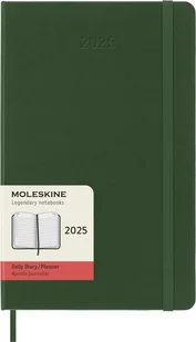MOLESKINE kalendarz 2025 ZIELONY LARGE HARD DZIENNY (13x21) - Kalendarze - miniaturka - grafika 1