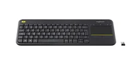 Klawiatury - Logitech K400 Plus Tv RF Wireless Słowacki Czarny 920-008385 920-008385 - miniaturka - grafika 1