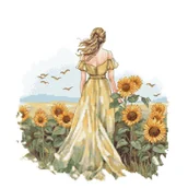 Pasmanteria - Haft krzyżykowy - Zestaw do haftu - Pożegnanie lata III - miniaturka - grafika 1