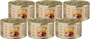 Karma mokra dla psa szczeniaka Luger's Puppy's Time z wątróbką z kurczaka, marchewką i ziemniakiem zestaw 6 x 185 g - Mokra karma dla psów - miniaturka - grafika 1