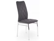Krzesła - Krzesło Tapicerowane do Jadalni K309 Ciemny Popiel E6D8-517B3 - miniaturka - grafika 1