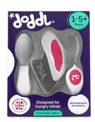 Sztućce dla dzieci - Zestaw 3 sztućców Doddl - kolor różowy - miniaturka - grafika 1