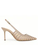 Sandały damskie - Aldo Sandały Eluse 14115132 Beżowy - miniaturka - grafika 1