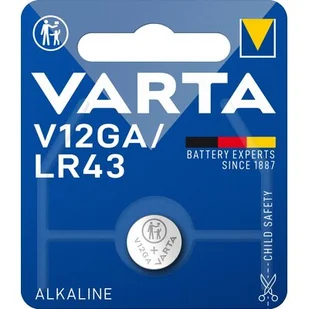 Bateria alkaliczna LR43 VARTA, 1 szt. - Baterie i akcesoria - miniaturka - grafika 1