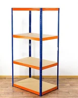 Szafy i regały magazynowe - Regał Helios magazynowy metalowy HNO_180X120X30_4_275 ilość półek 4 nośność 275 kg / Wamar-Sosenka - miniaturka - grafika 1