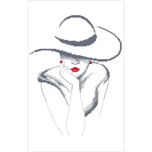 Haft Krzyżykowy - Zestaw Do Haftu - Kobieca Delikatność - Pasmanteria - miniaturka - grafika 1