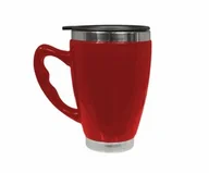 Kubki termiczne - Ceramiczny kubek termiczny 350 ml CERIO (czerwony) - miniaturka - grafika 1