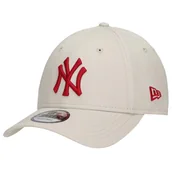 Czapki męskie - New Era 9FORTY STN New York Yankees MLB Cap 60240312, Mężczyzna, Czapka z daszkiem, Beżowy - miniaturka - grafika 1