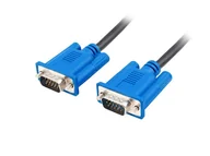 Kable - Lanberg kabel VGA M/M 3m czarny ekranowy ferryt - miniaturka - grafika 1